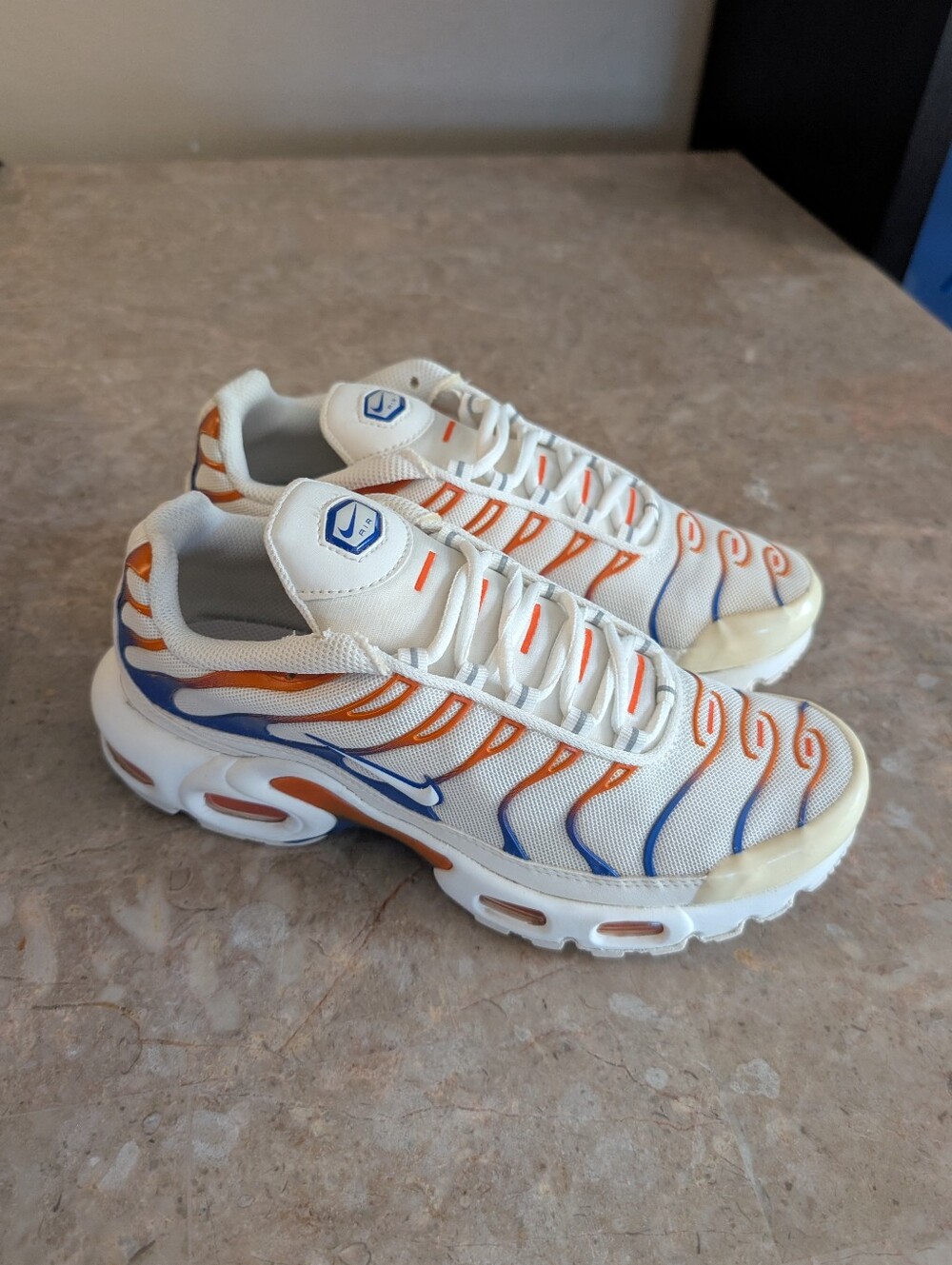 Nike Air Max Plus Knicks Summit White Blue 2023 Shoes #DZ3671-103 Women Size 7.5